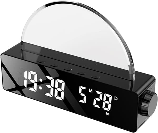 Väckarklocka LED Digital Klocka Ljus Temperatur Snooze-Klocka För Sovrum Sängbord Snooze-Klocka