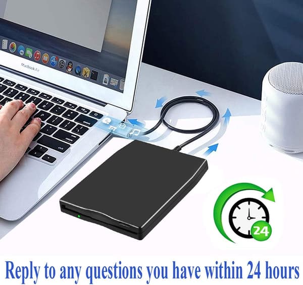 Ekstern diskettstasjon Diskettleser USB 3,5-tommers USB Diskettleser 1,44 MB FDD