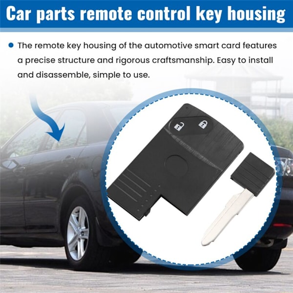 2 Buttons Chip Card Remote Key Shell 5 6 -7 -9 RX8 Miata
