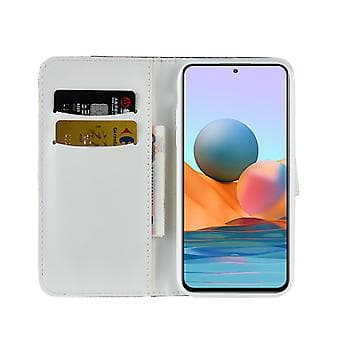 Skinnveske til Xiaomi Redmi Note 10 Pro (sølv)
