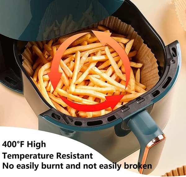Engangs Airfryer Papirforinger, 100 stk. Engangs Non-stick