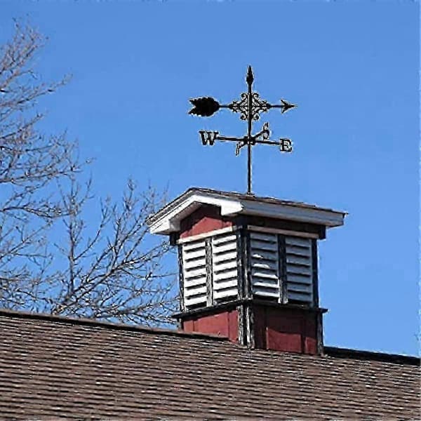 Exquisite Metal Weathervane with Ornament