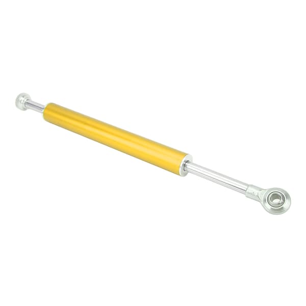 Motorcycle Steering Damper 330mm Universal Aluminum Steering Damper Stabilizer for Most Motorcycles Gold