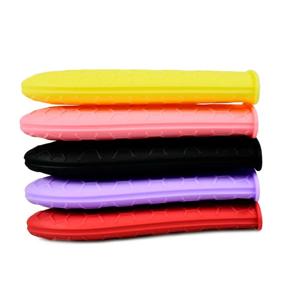 Pot Handle Cover, Heat Resistant, Non-Slip Silicone, Small, Black, for Cookware