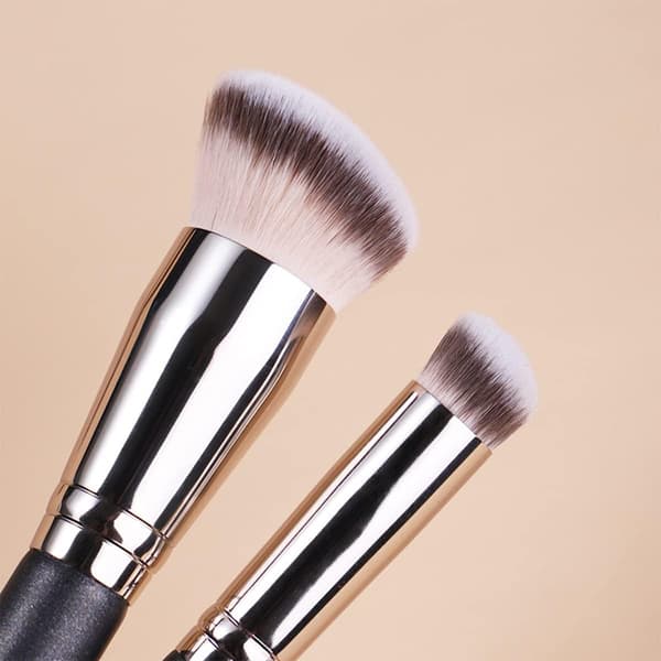 3 stk. makeupbørster, foundationbørste, ansigtsbørste, concealerbørster, makeupbørstesæt til fejlfri blanding af flydende creme og pudder