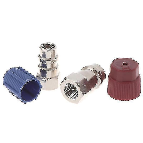 R-12 til R-134a Retrofit Konverteringsadapter Kobling 1/4 Sae Ventilkits