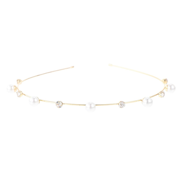 Bryllup Legering Perle Pannebånd Rhinestones