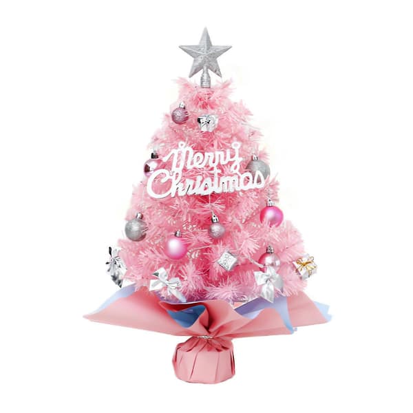 Mini Julgran Bordsdekoration Julgran 45 cm Lindad i Papperspinnar