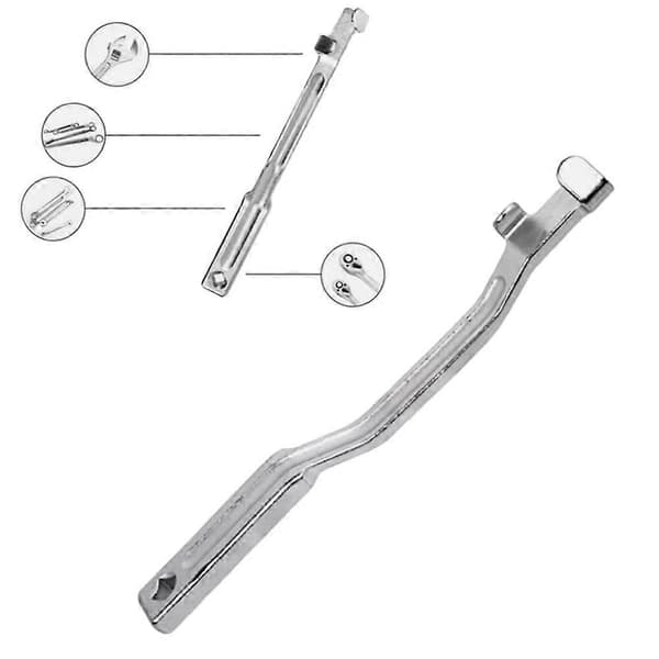Wrench Extension Bar Wrench Extender Universal Extender Power Bar 1/2 inch Square Hole
