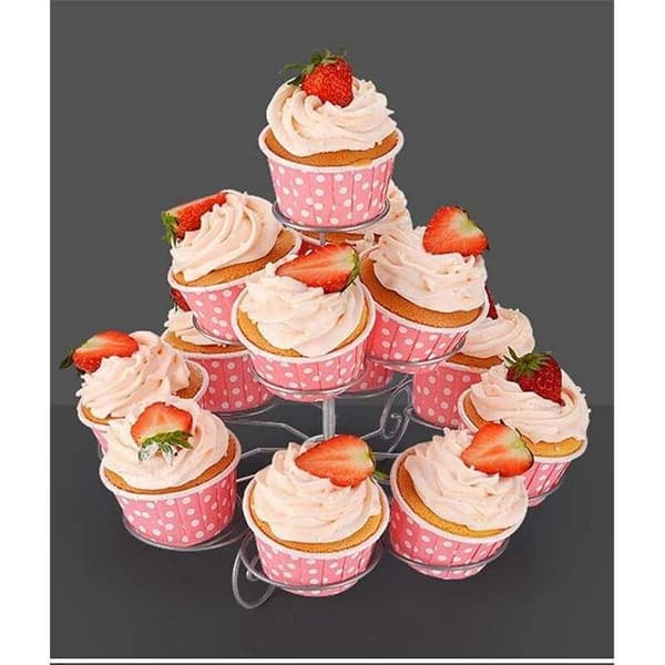 Muffinstræ Muffinsstativ 13 stk. Cupcakes Stand Lille multifärg multicolor