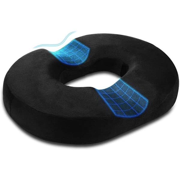 Donutpude til hæmorider og haleben - Ortopædisk smertelindringspude