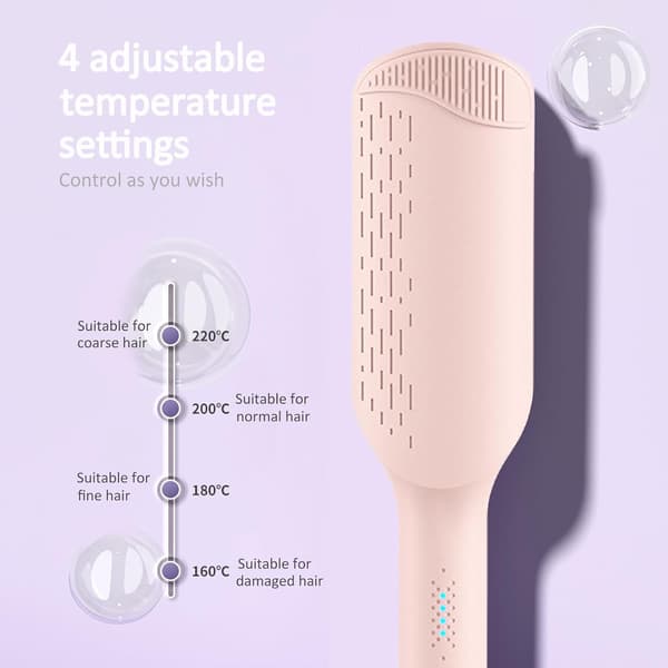 Krølltang 32mm bølgete krøller (160-220℃-rosa)