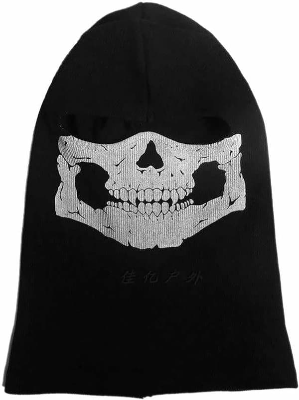 MW2 Ghost Skull Balaclava Maske for ski, sykling og snowboard -FY-