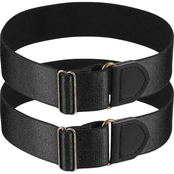 St Elastiske Justerbare Armbånd Skjorte Strømpebånd Ærmeholdere til Mænd Kvinder