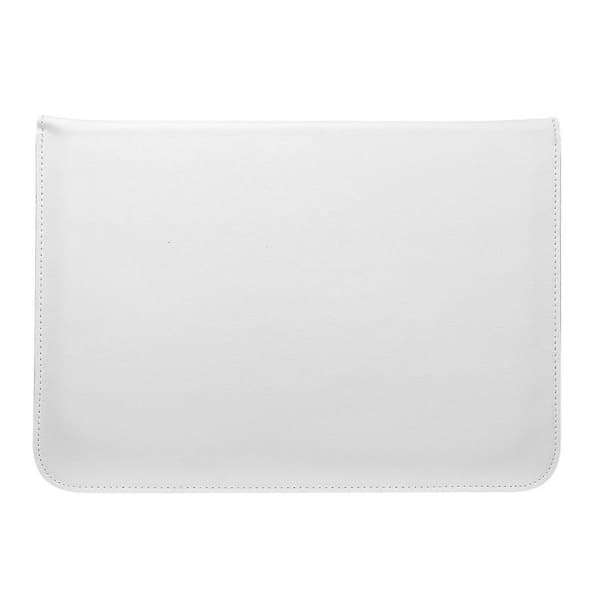 Envelope Style PU Leather Laptop Bag Case for MacBook Air 13.3-inch/iPad Pro 12.9 - White