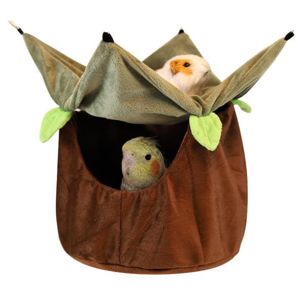 Parrot Nest Tiger Skin Nest Squirrel Hammock Honey Glider Warm Sleeping Bag