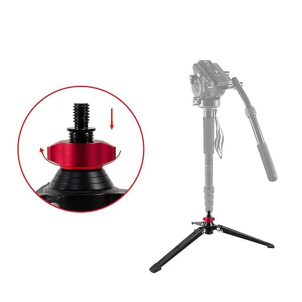 Portable Desktop Stand, Mini Handheld Extendable Camera Video Recording in Alloy