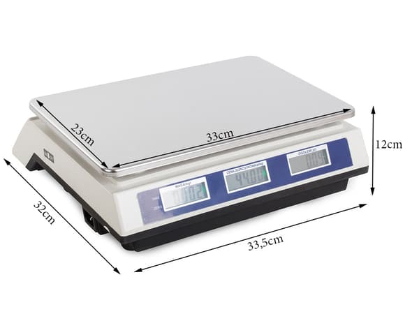 Elektroninen kauppavaaka LCD 40kg 2850