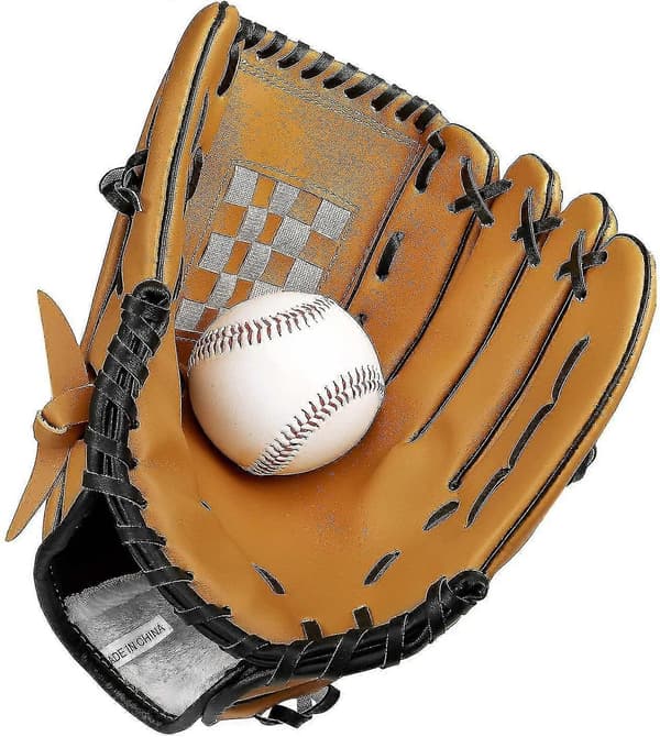 Baseball Glove with 1 Ball, Sporty Batting Glove with Baseball [DB]