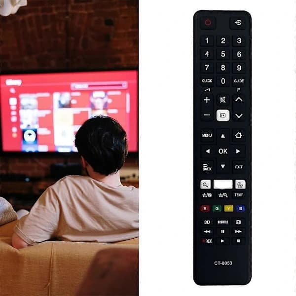 Replacement Remote Control CT-8053 for TV CT8069 CT8053 43U6783DA 55U6763