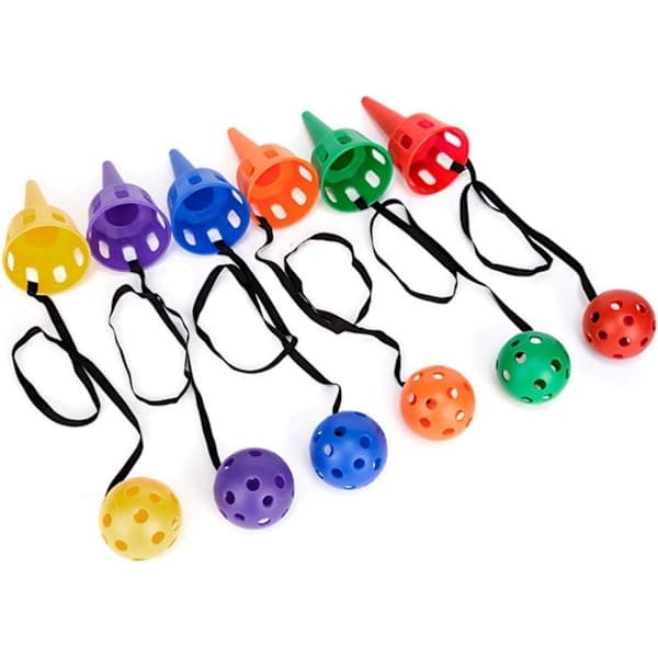 2 set kopp och boll spel Mini fångstboll leksak bollfångstkopp