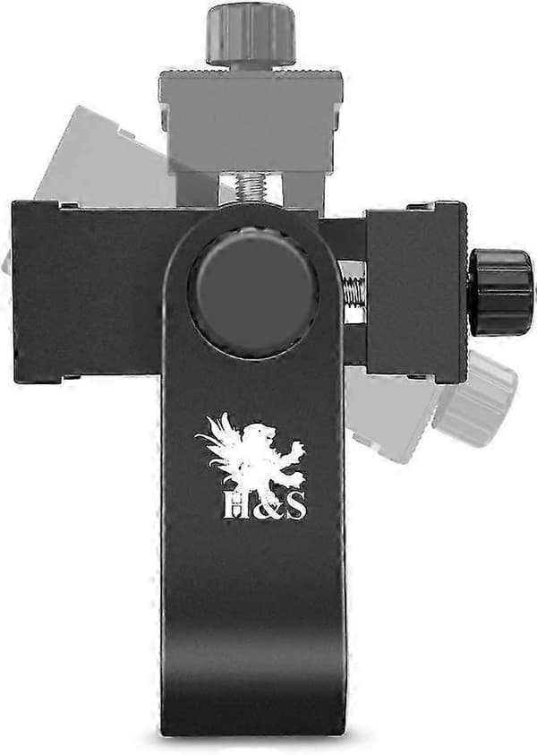 ZK- iPhone Stativ - Universelt Smartphone-stativ med 360° Rotation til Telefoner - Telefonstativadapter med Justerbart Klips - Telefontilbehør