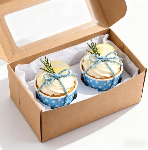100 disposable mini muffin cups, ideal for cupcakes, muffins and brownies, blue polka dot pattern
