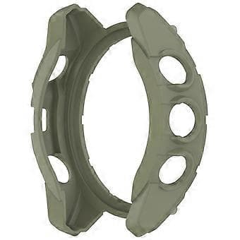 Compatible with Garmin Tactix 8 47mm AMOLED Version Soft TPU Watch Case Hollow Shockproof Bumper Cover (Green)