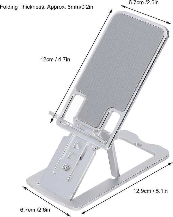 Foldable Portable Phone Holder Compatible with Desktop20240603