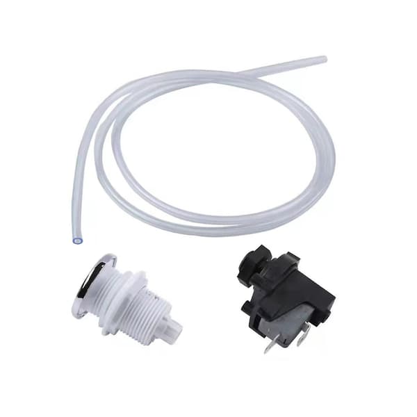 1 set pneumatic switch for waste disposal 16a on/off push button switch for bathtub spa jetted whirlpool jet tool