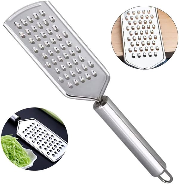 Stainless Steel Peelers, Flat Grater Spiralizer, Kitchen Utensils, Vegetable and Lemon Grater