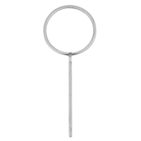 120 mm Laboratorie Retortstativ med Lukket Ring i Rustfritt Stål