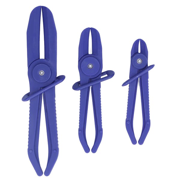 Flexible Hose Clamp Set Insulated Nylon 3 Pieces