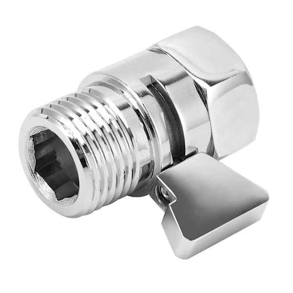 G1/2 Shower Shut-Off Valve Water Flow Control Valve with Lever Handle for Home Bathroom
