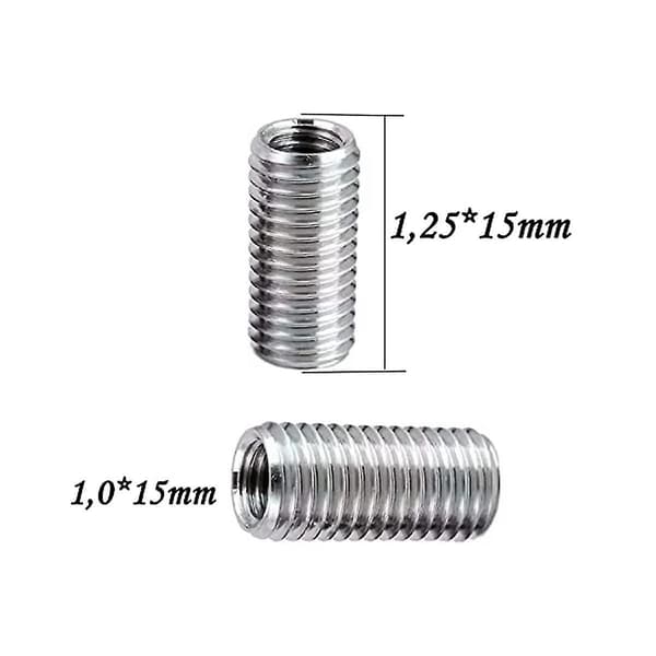 20 Pcs Thread Reducing Nuts, M8 Male To M6 Female Thread Screw Sleeve Bolt Conversion Nuts, Threaded Wuqx