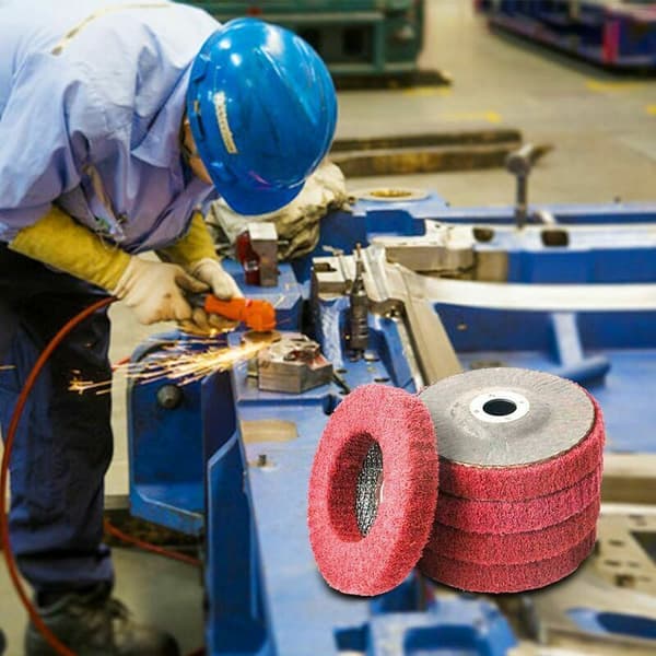 Polycarbonate Sheets Abrasive Polishing Wheel Paint Rust Cleaning Removal Wheel Abrasive Torque Grinder Plates (5 Pcs/100 mm)