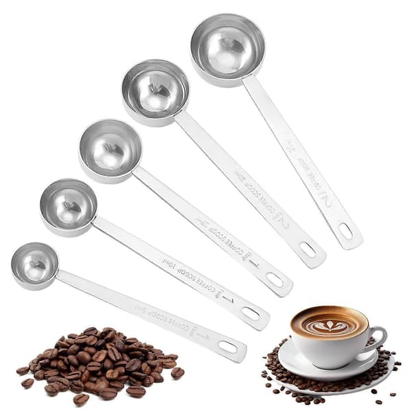 Long Handle Stainless Steel Measuring Spoon, Coffee Scoop, Tablespoon 5ml 10ml 15ml 20ml 30ml 10ML 10ML