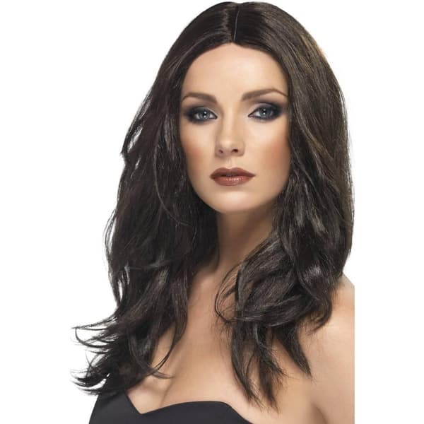 Smiffys Damperuk Superstar One Size Mörkbrun Dark Brown One Size