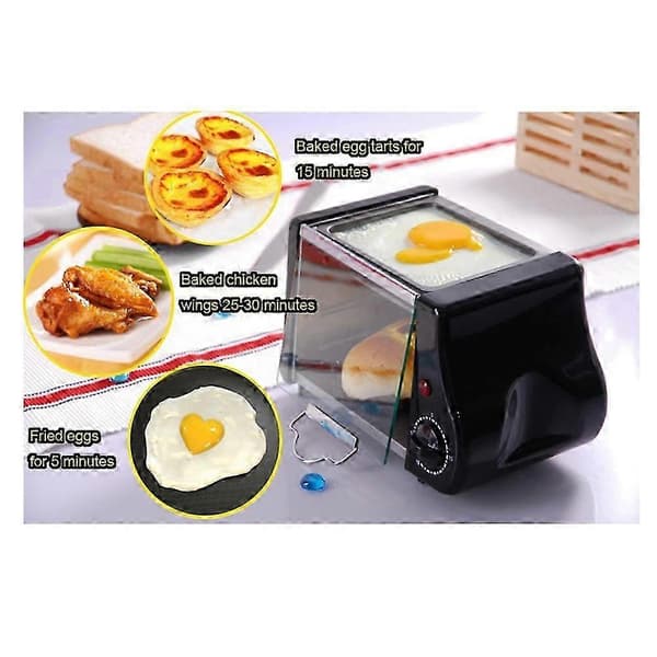 Mini Electric Oven Grill Toaster Cake Baking Machine Steak Fried Egg Omelette Frying Pan Tim