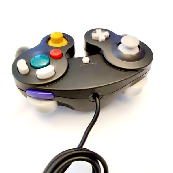 Wii- og Gamecube-kompatibel controller med vibration