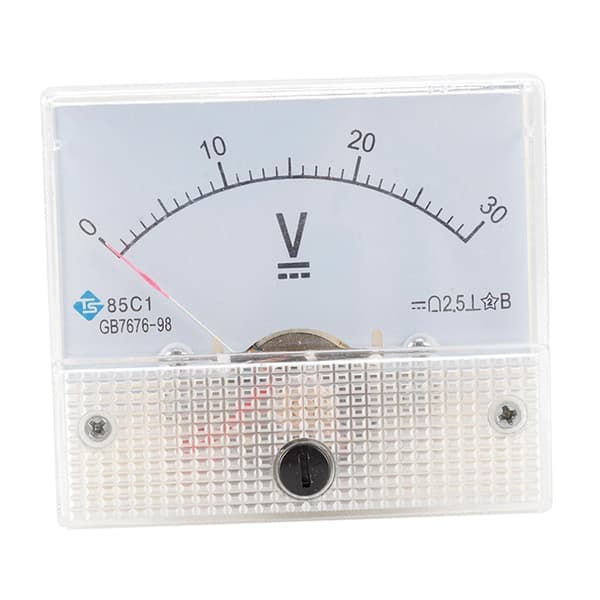 85C1 Analog Panelmåler Voltmeter DC Volt Spændingsmåler DC 0-30V