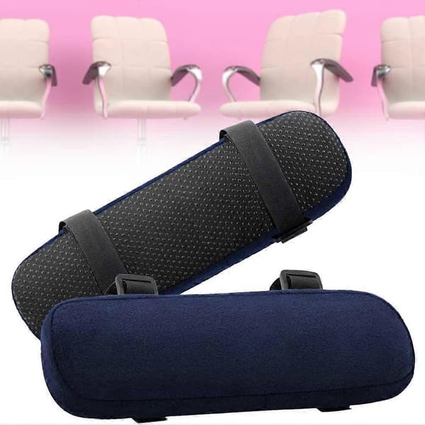 Ergonomiske armlensputer i minneskum for kontorstoler, 2-pakning [JUN]