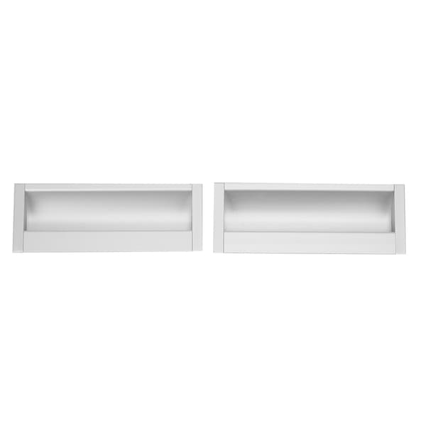 2 pcs Household Aluminum Alloy Pull Handle, Furniture Drawer Wardrobe Recessed Handle 0.2 0.2