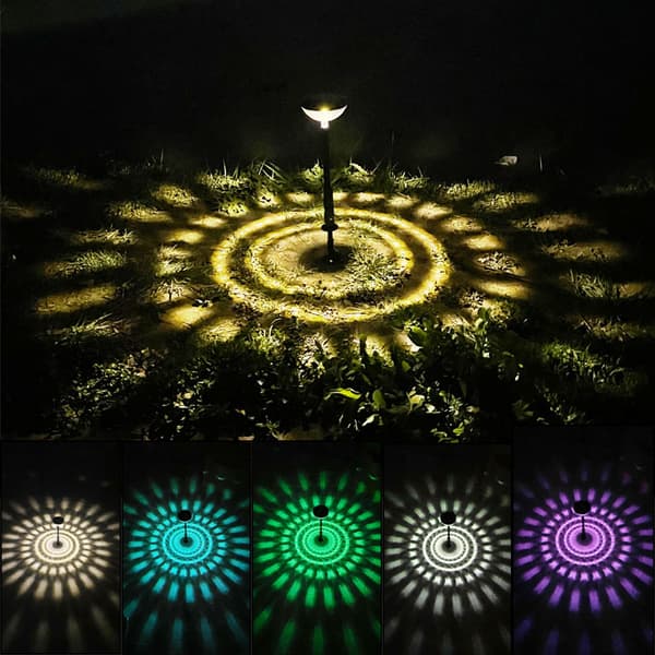 Solcellelampe Udendørs Have, 2 Stykker Udendørs Solcellelampe Have Dekorativ Belysning
