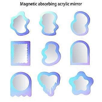 Innovative Magnetic Wall-Mounted Acrylic Wall Decal, Geometric Art for Modern Interiors (4)