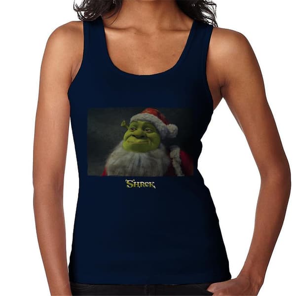 Shrek Christmas Santa Ladies Vest Large Large