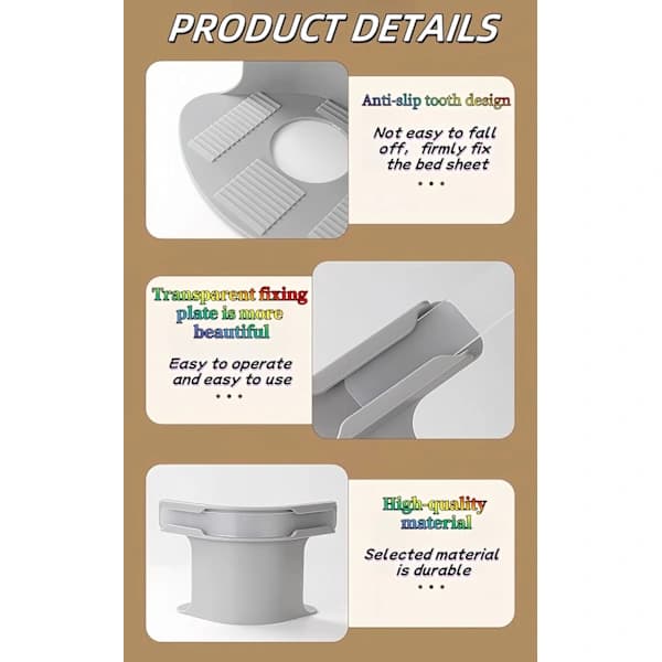 Sheet holders with straps, Sheet clips fit all mattress sizes, easy installation