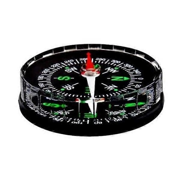 Explore the World in Style - Pocket Compass for All Adventures Black