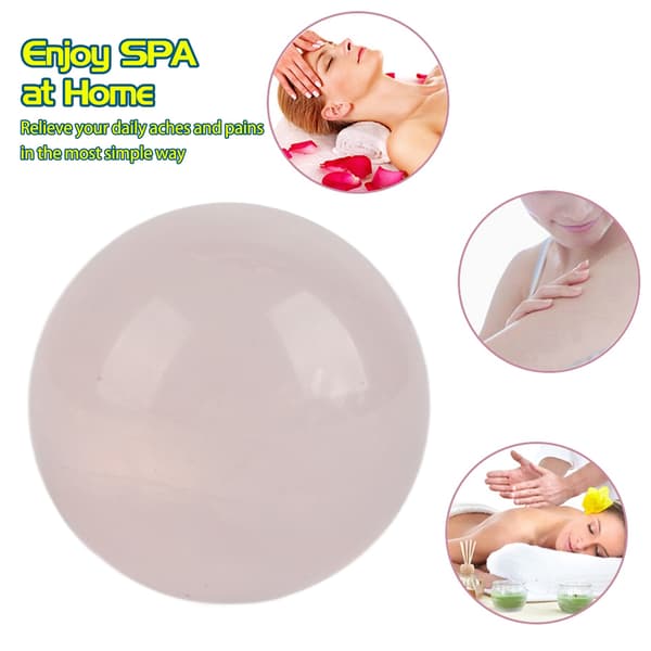 1 pc Natural Pink Rose Quartz Stone Sphere Crystal Healing Ball