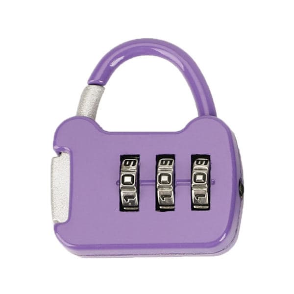 3-digit Code Lock, Small Suitcase Lock, Keyless U-Lock for Backpack, Gym, School Locker